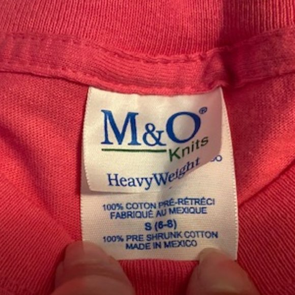 3/$25 M & O Knits Las Vegas T-Shirt Girls Size 6-8 - Picture 3 of 7